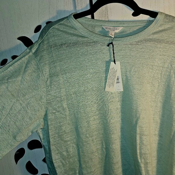 Relaxed fit Linen T-shirt size Large - Picture 4 of 4